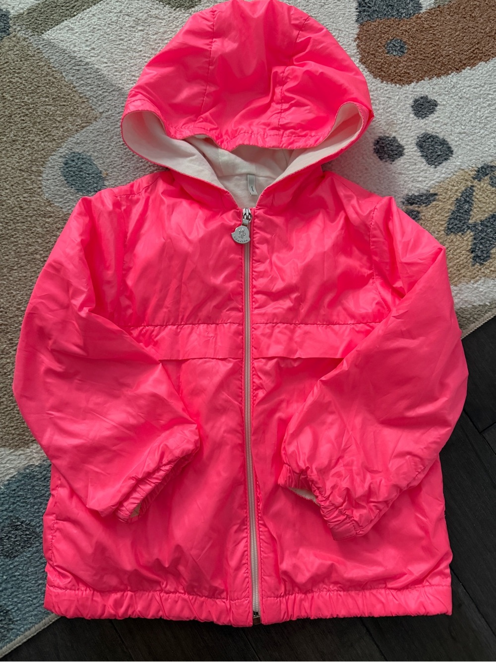 Moncler Pink Kids Windbreaker Jacket